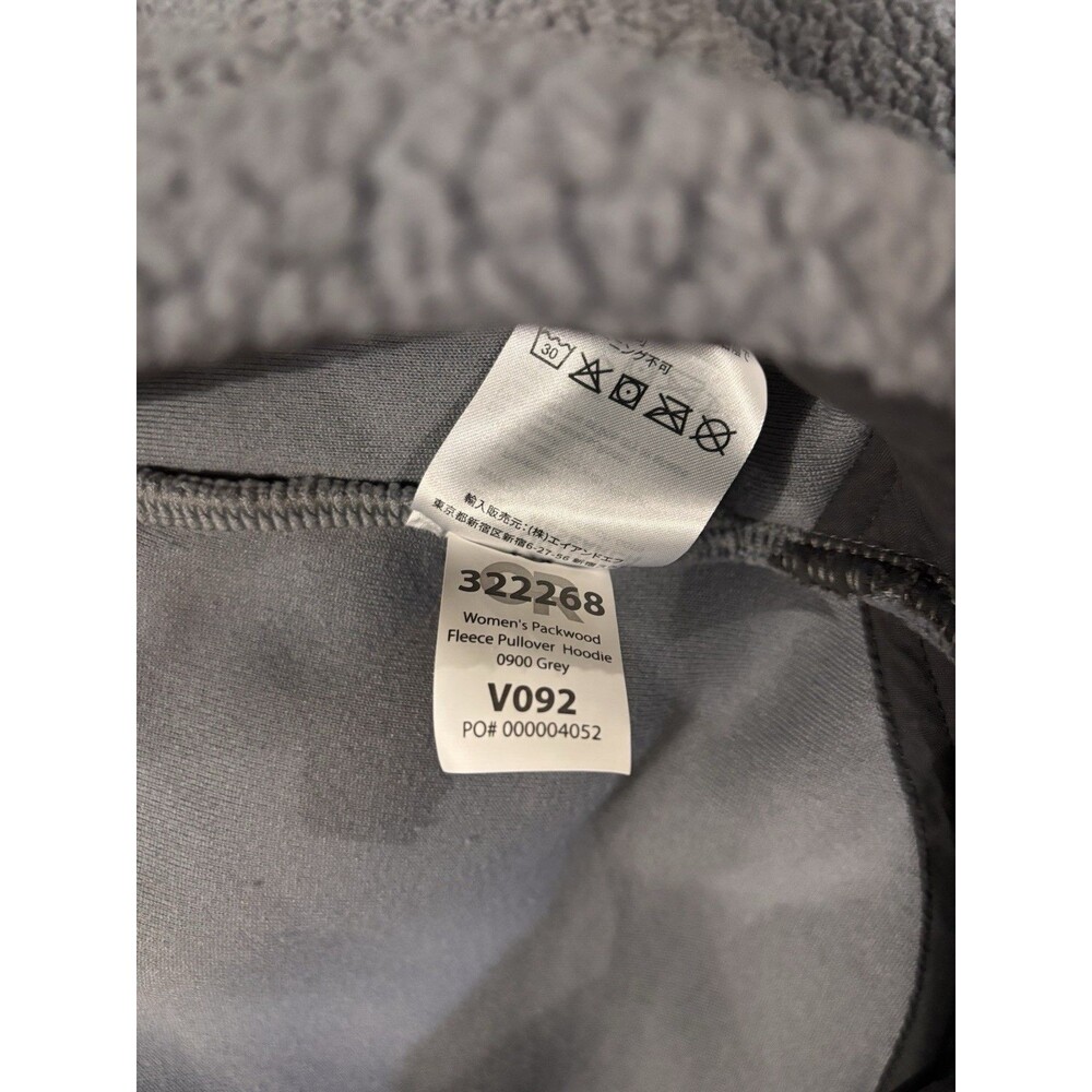 Outdoor Research Packwood Fleece Pullover Hoodie Gray Women’s Medium View 4